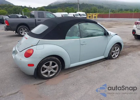 2004 Volkswagen New Beetle Gls 1.8T из США, поврежденный, VIN 3VWCD31Y64M320088